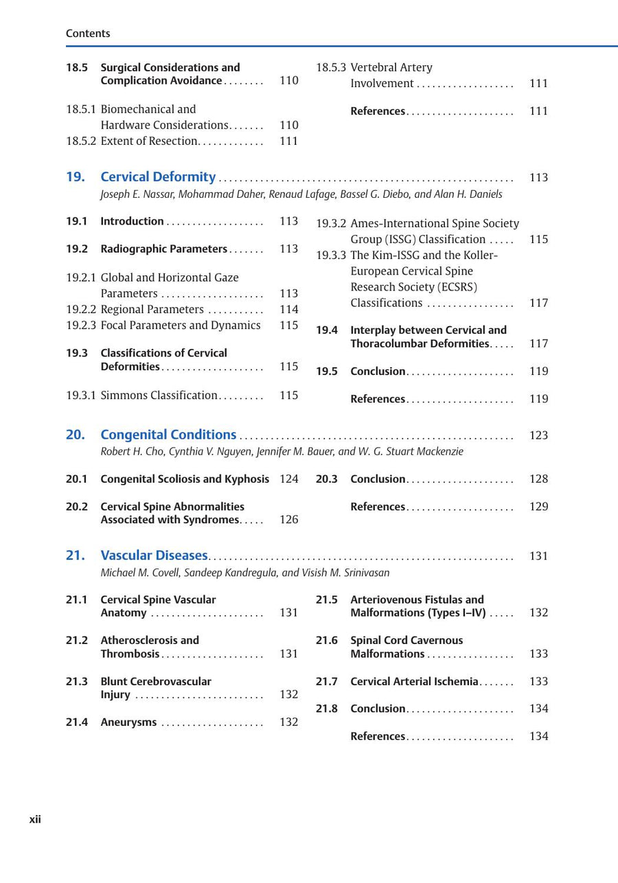 Preview page of Cervical Spine Surgery: Principles and Techniques