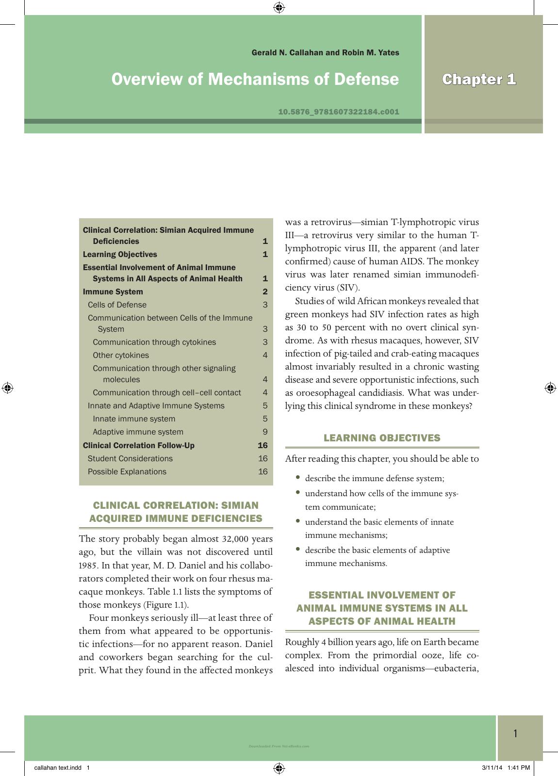 Basic Veterinary Immunology