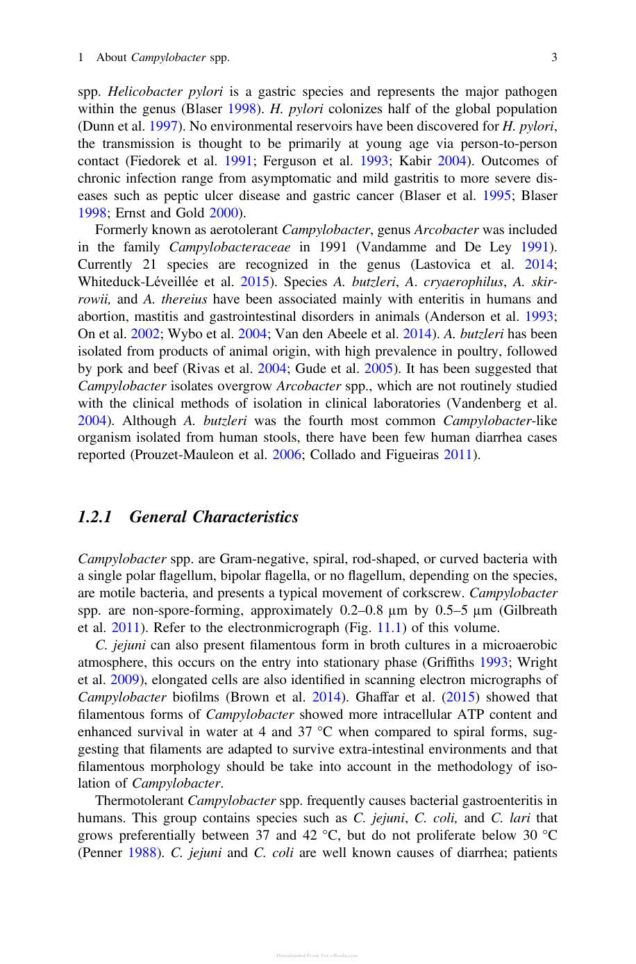 Campylobacter Spp And Related Organisms In Poultry