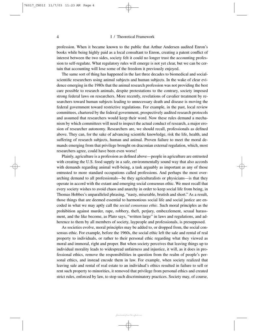 Preview page of The Well Being of Farm Animals Challenges and Solutions