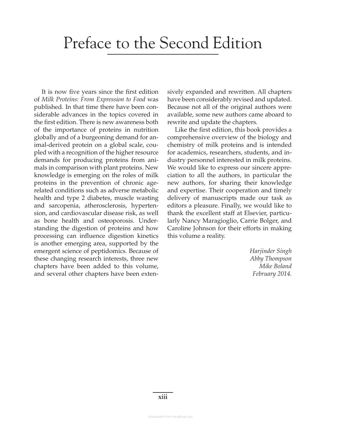 Milk Proteins From Expression To Food 2Nd Edition