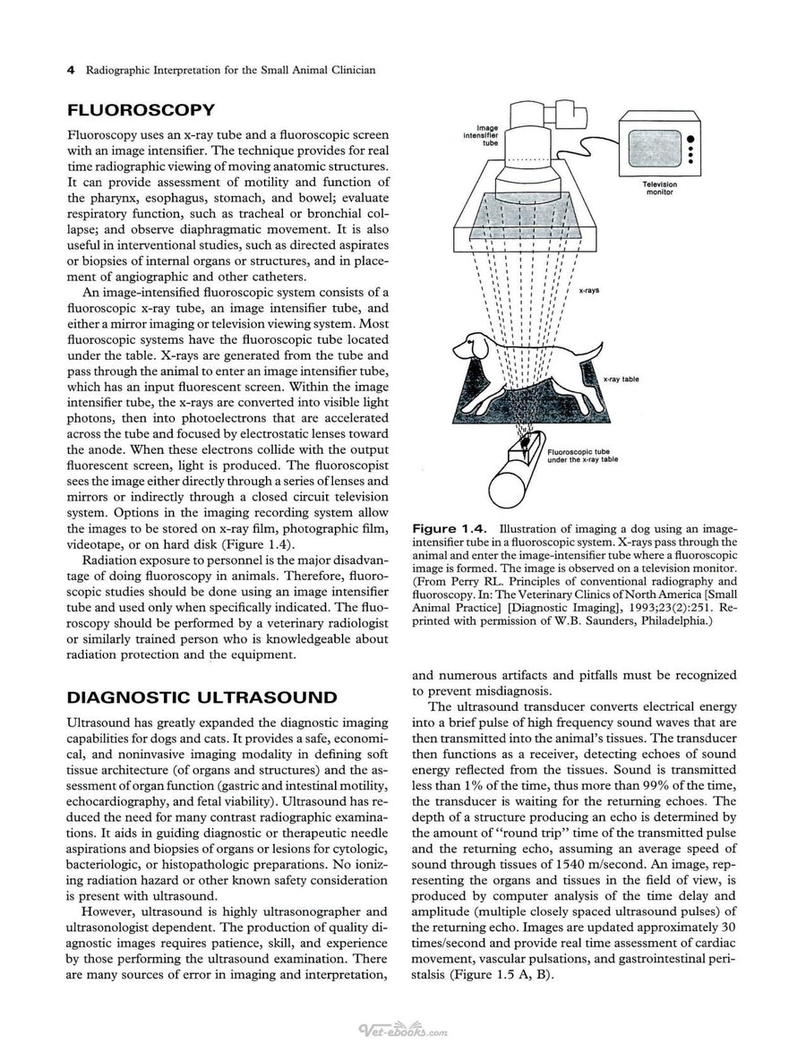 Preview page of Radiographic Interpretation for the Small Animal Clinician 2nd Edition