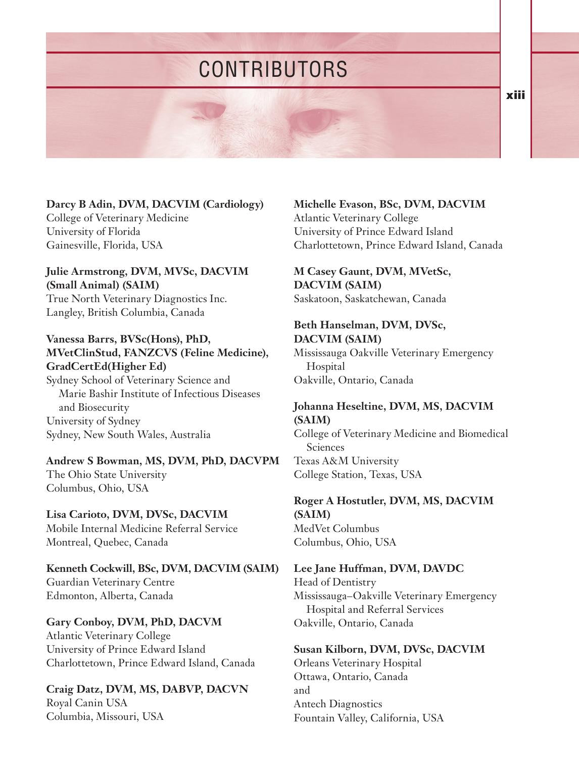 Infectious Diseases Of The Dog And Cat A Color Handbook