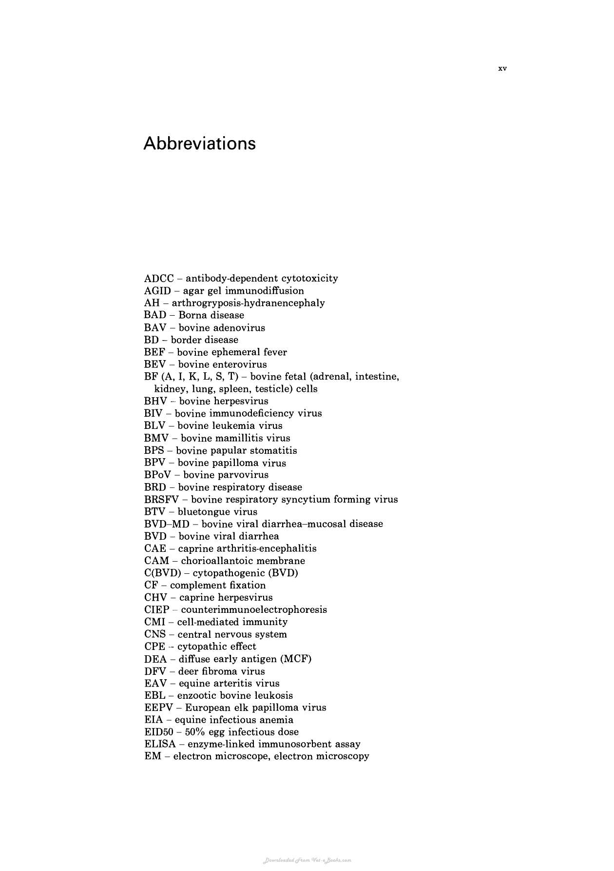 Virus Infections Of Ruminants