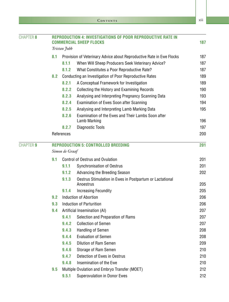 Preview page of Sheep Veterinary Practice