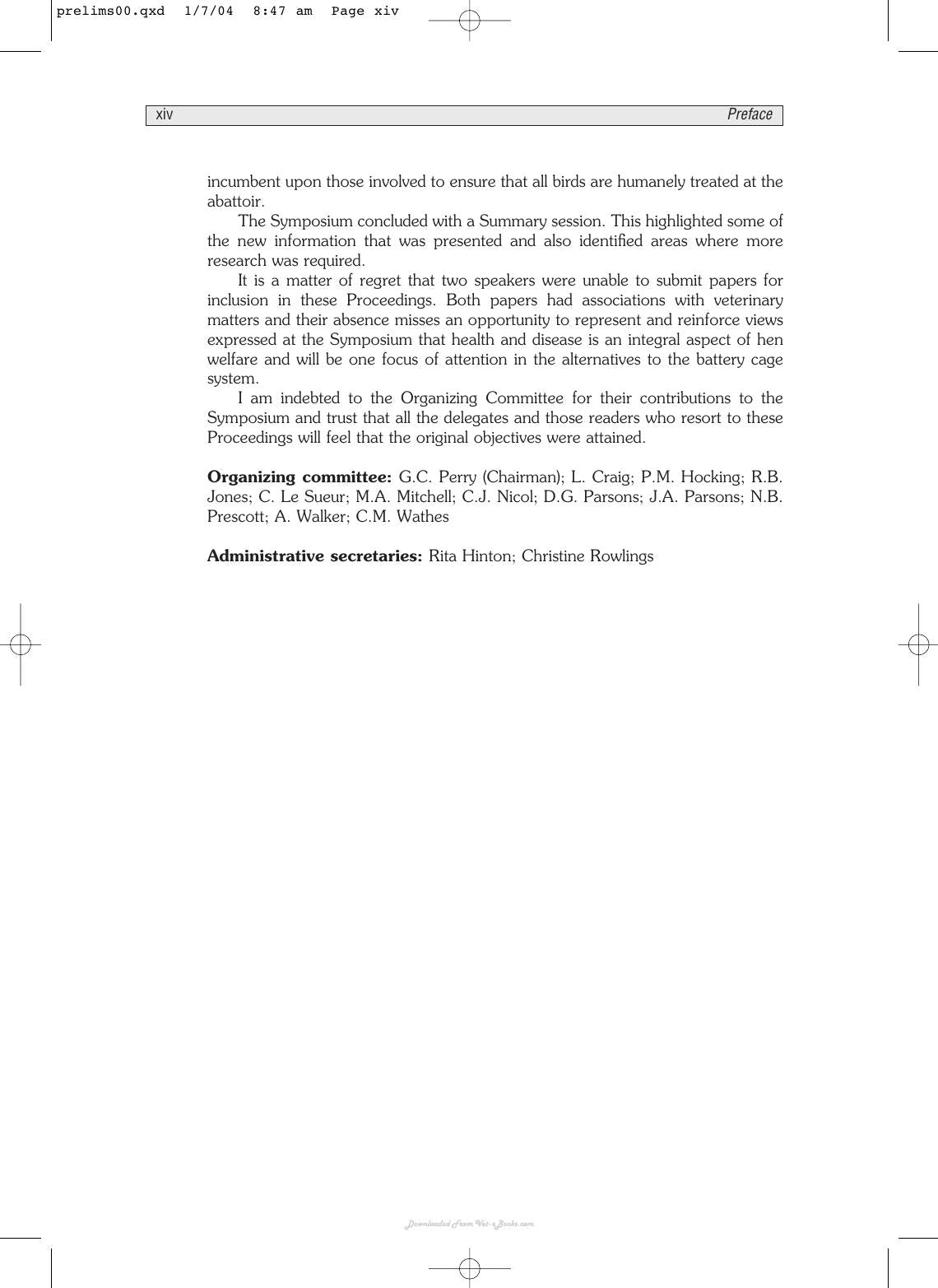 Welfare Of The Laying Hen