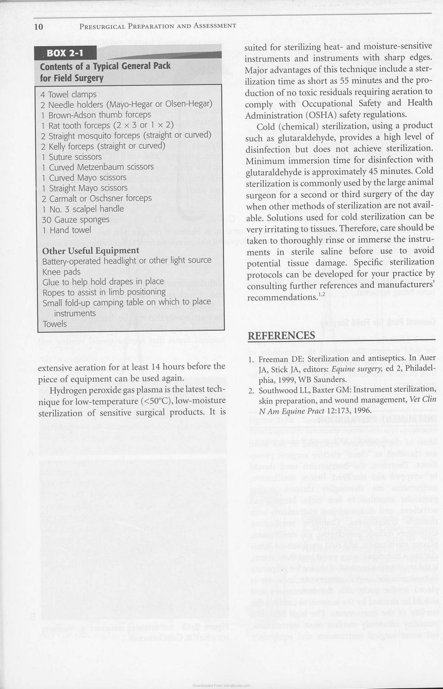 Manual Of Equine Field Surgery