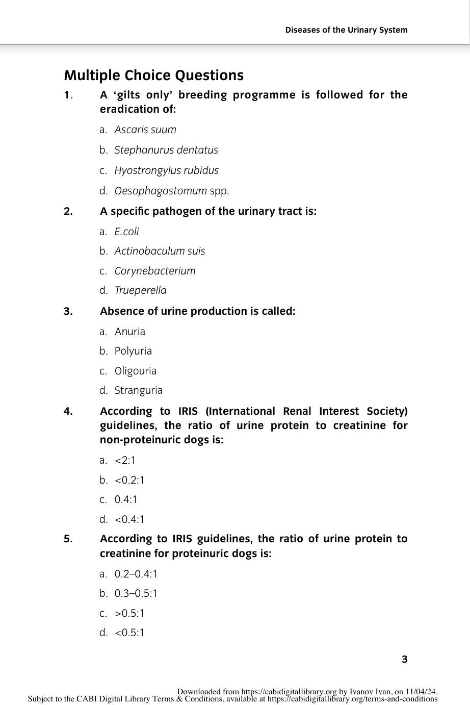 Key Questions In Clinical Farm Animal Medicine Volume 2 Types Causes And Treatments Of Infectious Disease