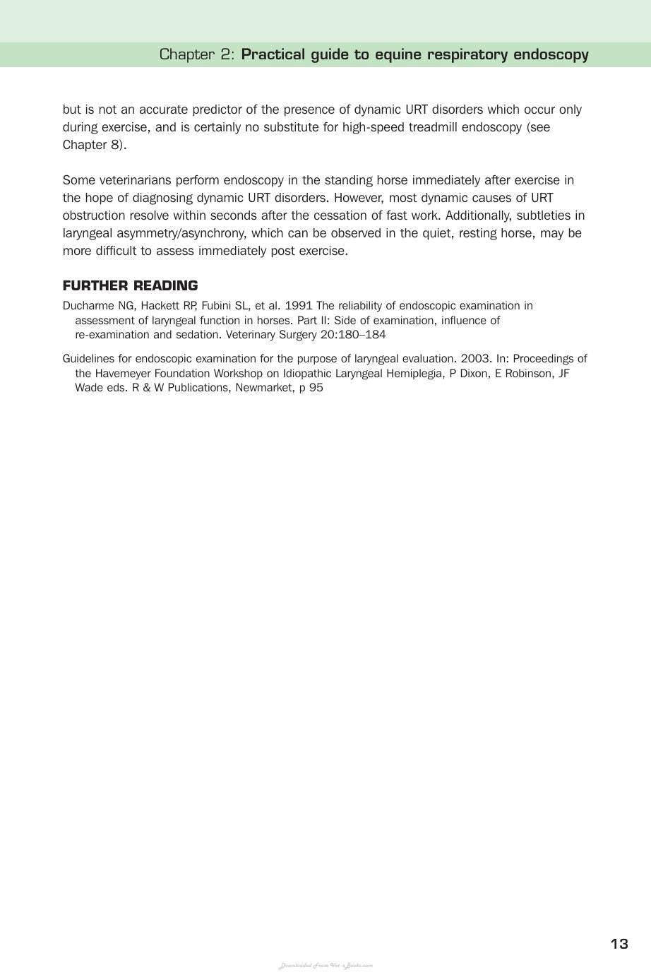 Handbook Of Equine Respiratory Endoscopy