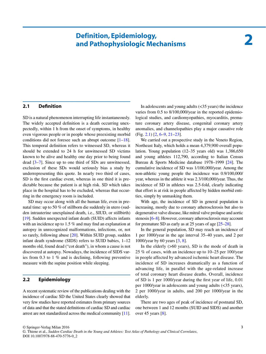 Preview page of Sudden Cardiac Death in the Young and Athletes: Text Atlas of Pathology and Clinical Correlates