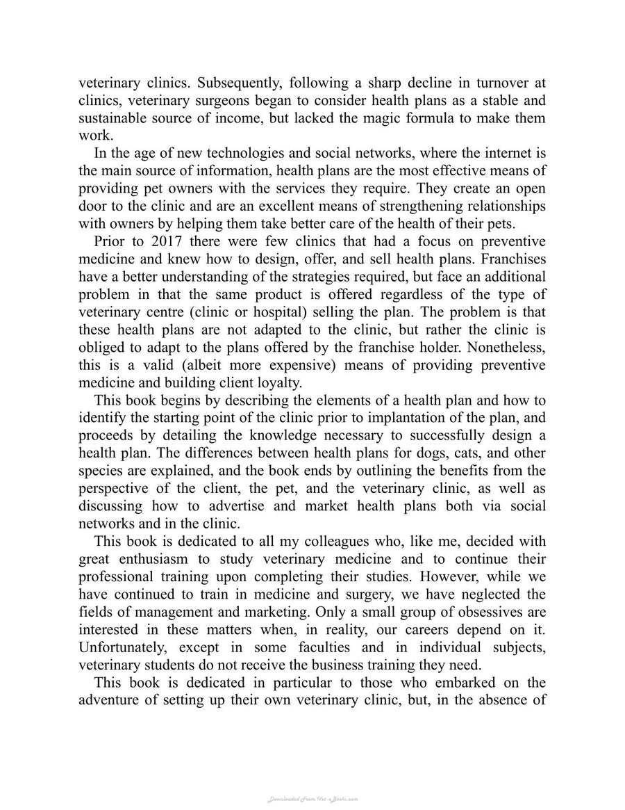 Preview page of Health Plans