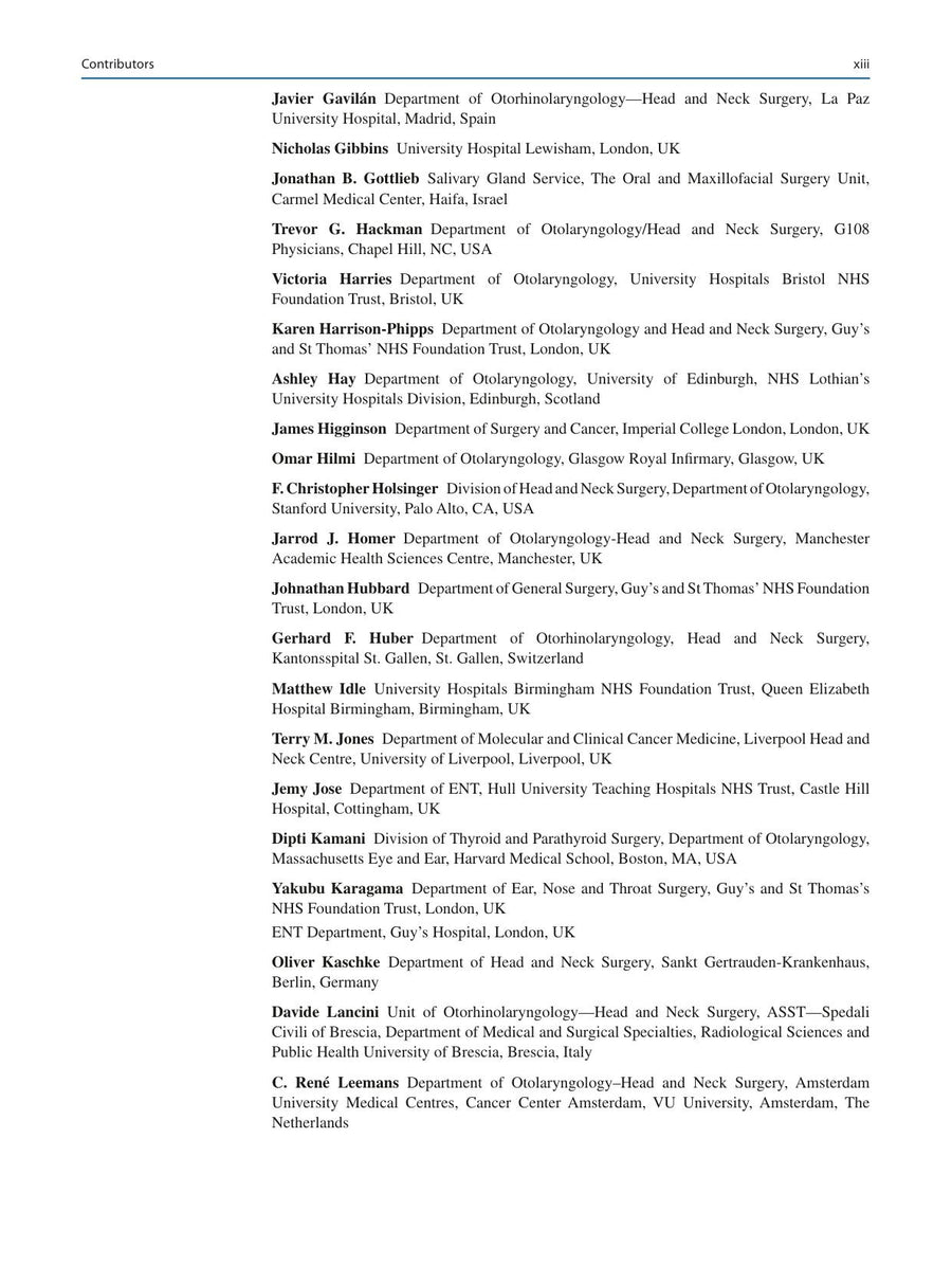 Preview page of Atlas of Head and Neck Surgery