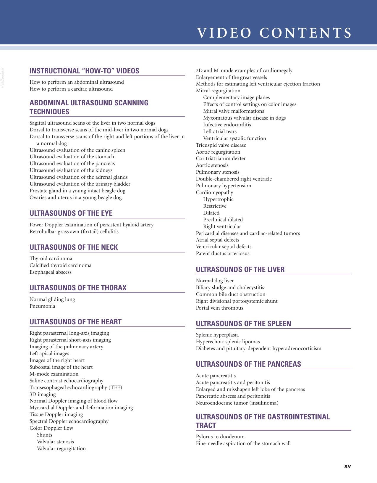 Small Animal Diagnostic Ultrasound 4Th Edition