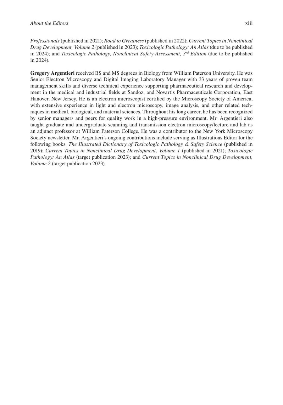 Preview page of Toxicologic Pathology a Primer