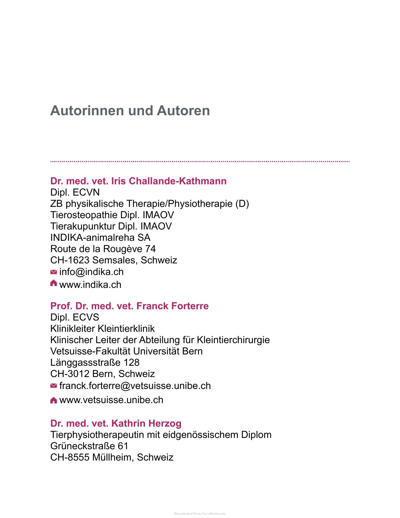 Rehabilitation Und Physiotherapie Bei Hund Und Katze