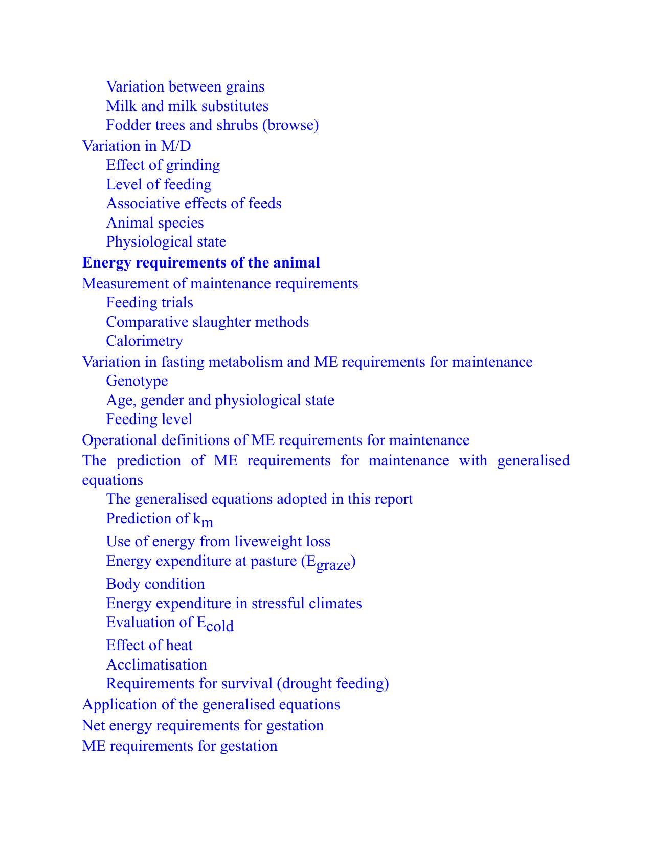 Nutrient Requirements Of Domesticated Ruminants