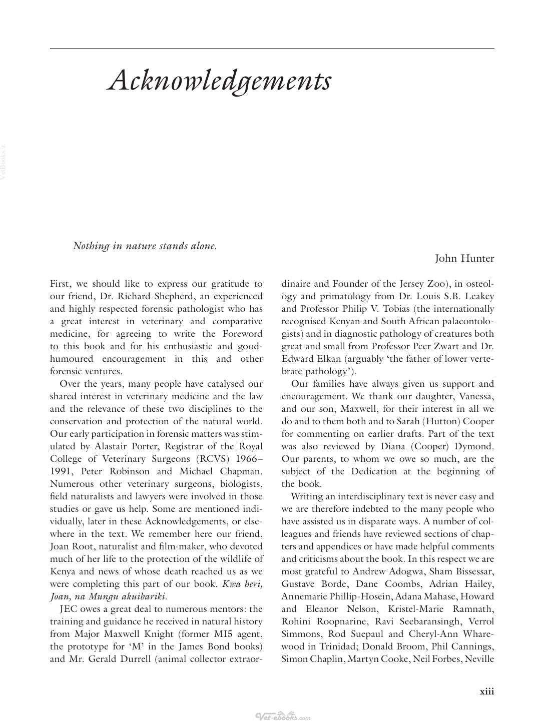 Introduction To Veterinary And Comparative Forensic Medicine
