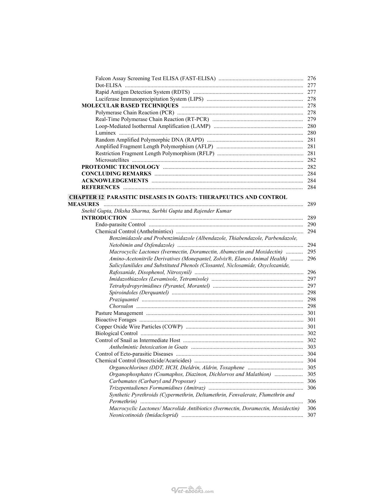 Parasitic Diseases Of Goats