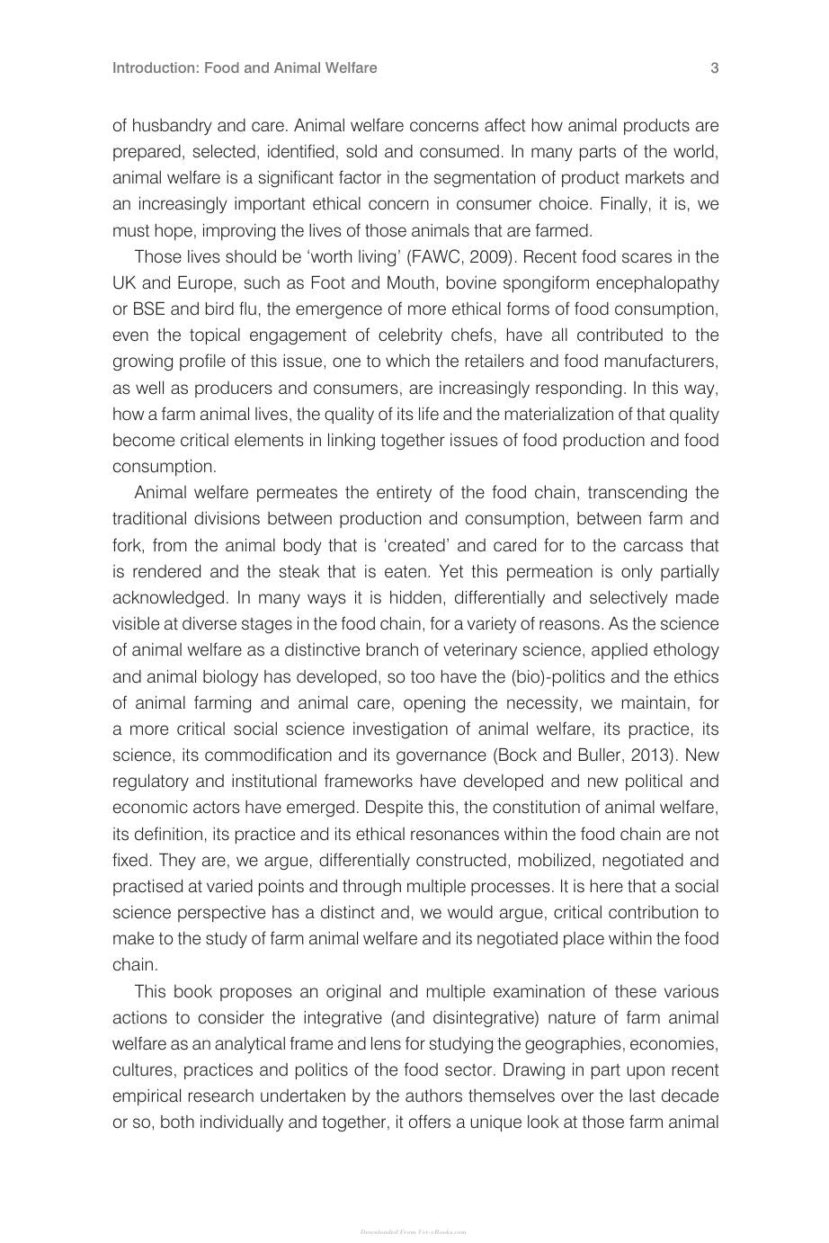 Food And Animal Welfare