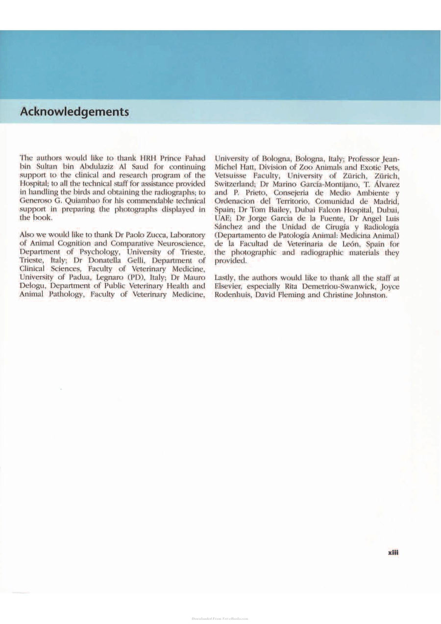 Preview page of Anatomical and Clinical Radiology of Birds of Prey