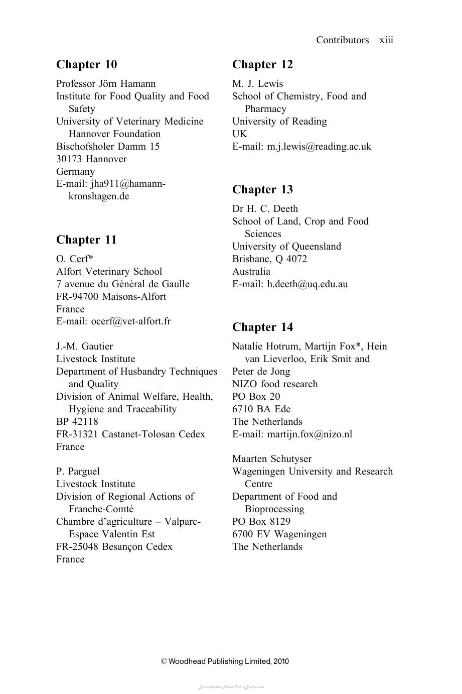 Improving The Safety And Quality Of Milk Vol 1 Milk Production And Processing