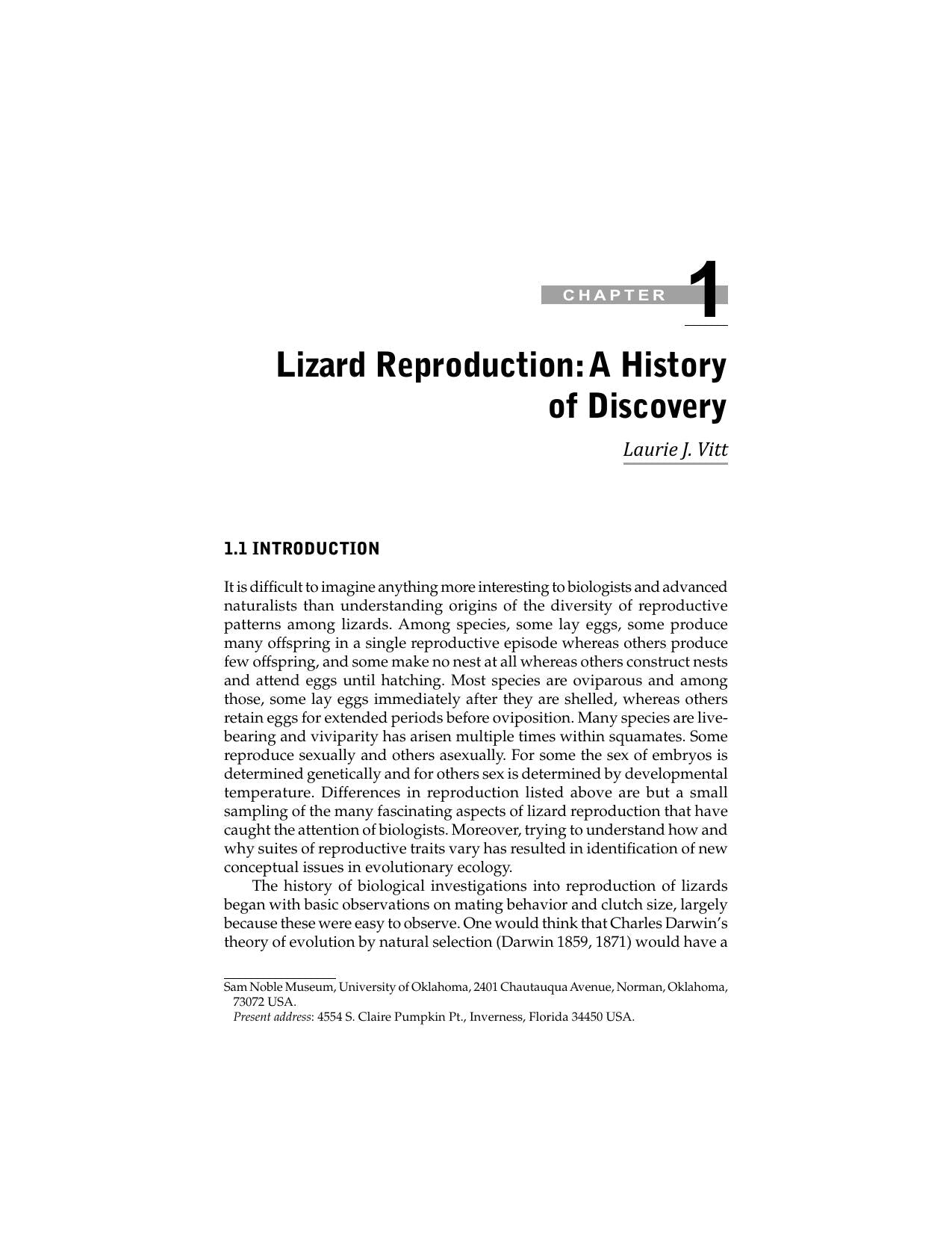 Reproductive Biology Ad Phylogeny Of Lizards And Tuatara