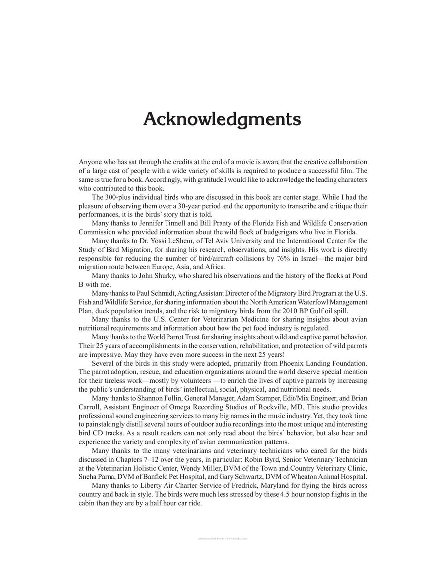 Preview page of Avian Cognition Exploring the Intelligence Behavior and Individuality of Birds