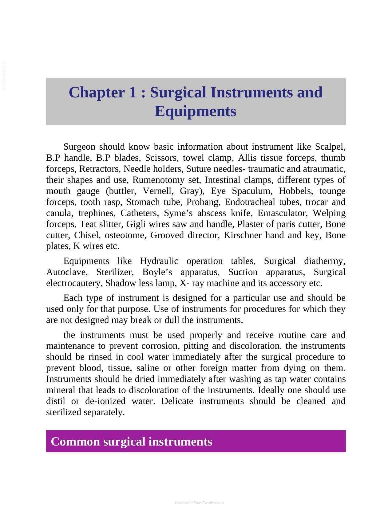 Veterinary Surgery A Practical Guide