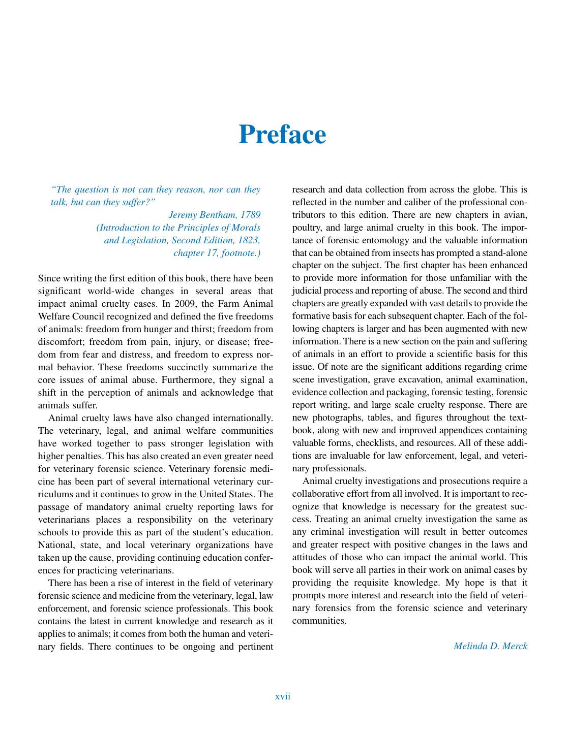 Veterinary Forensics Animal Cruelty Investigations