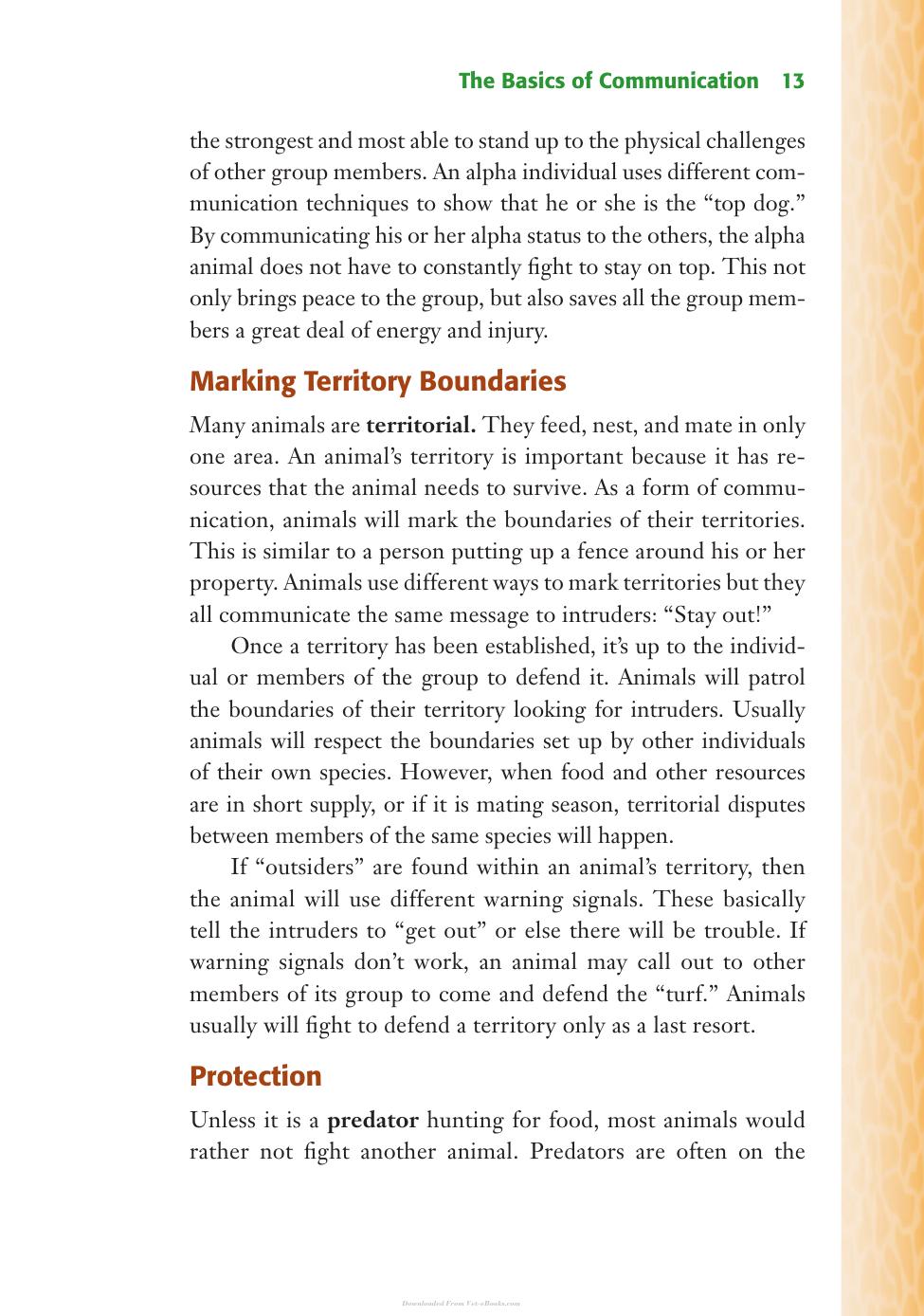 Animal Behavior Animal Communication