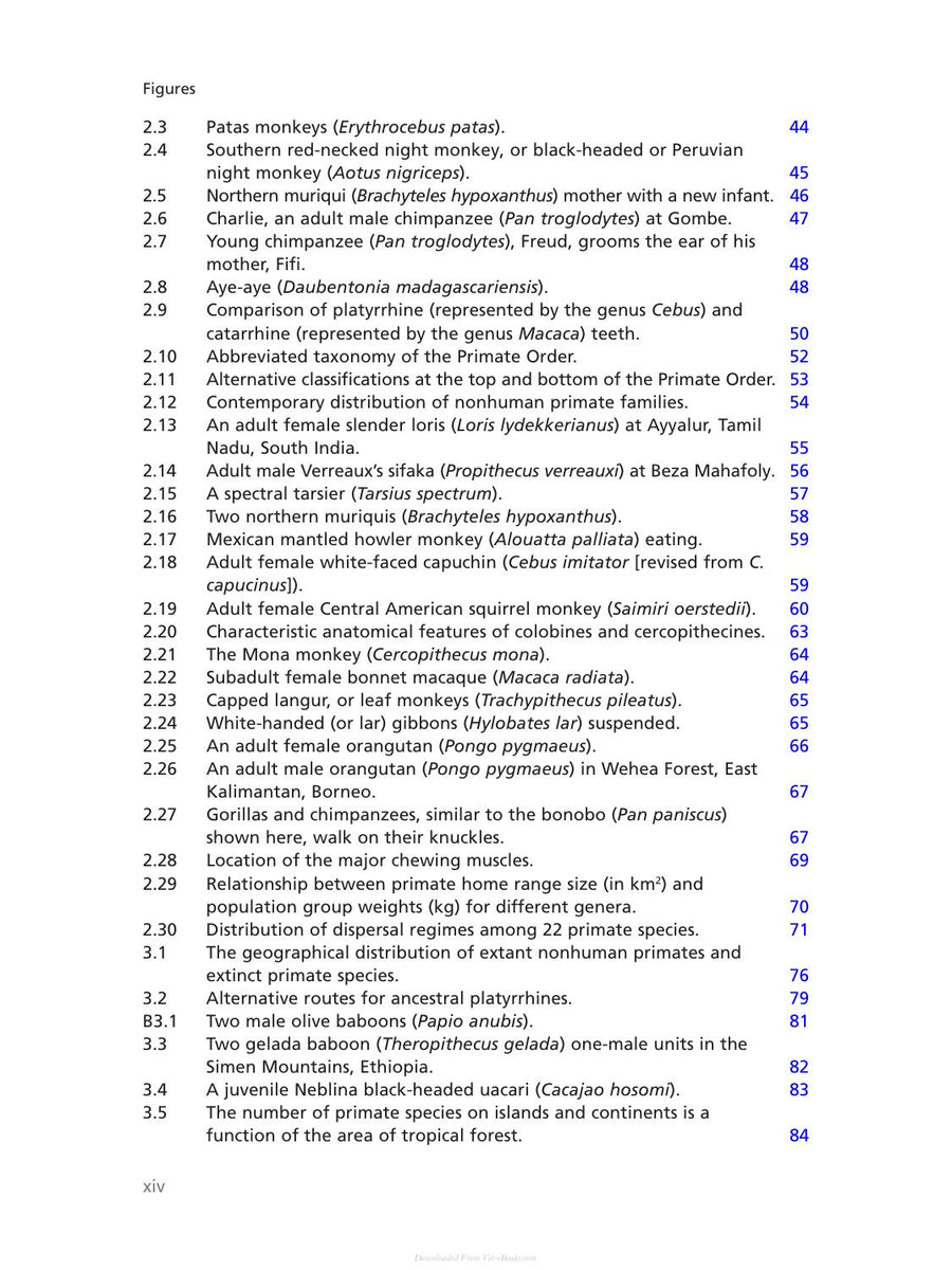 Preview page of Primate Behavioral Ecology 5th Edition