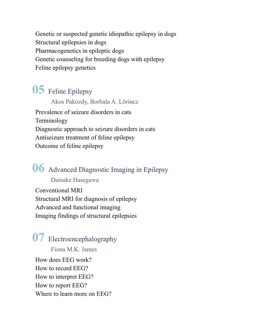 Preview page of A Practical Guide to Seizure Disorders in Dogs and Cats