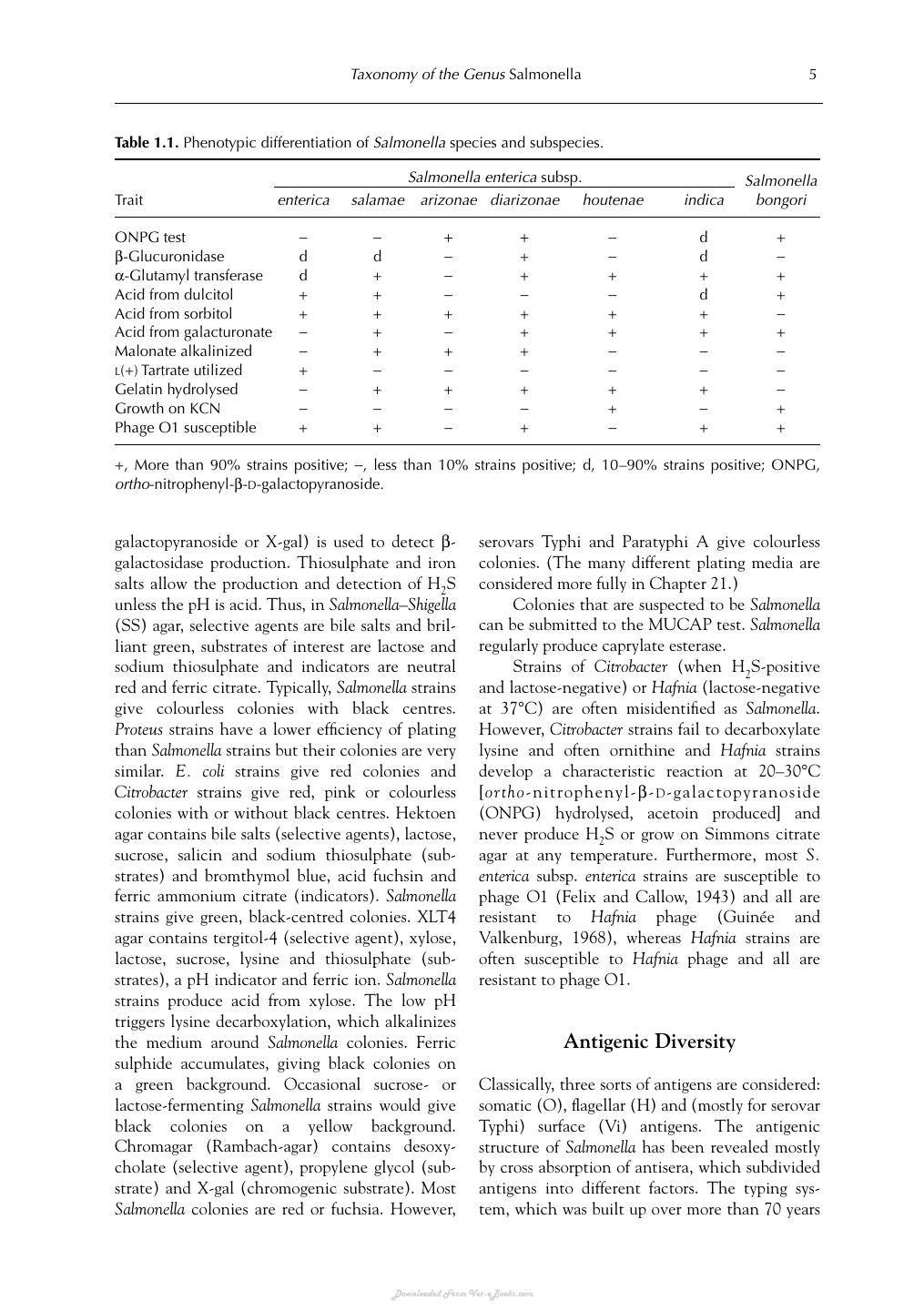 Salmonella In Domestic Animals
