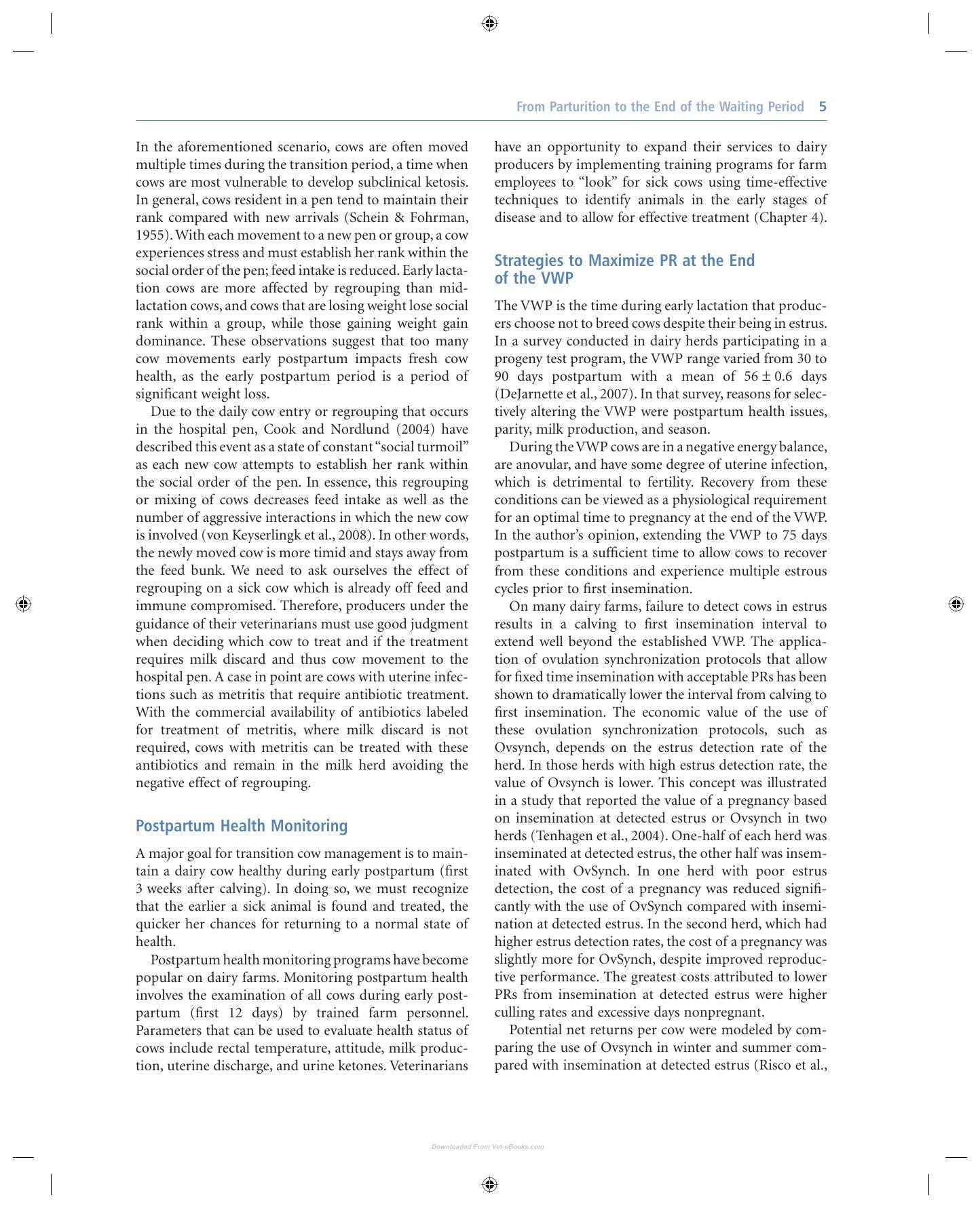 Dairy Production Medicine