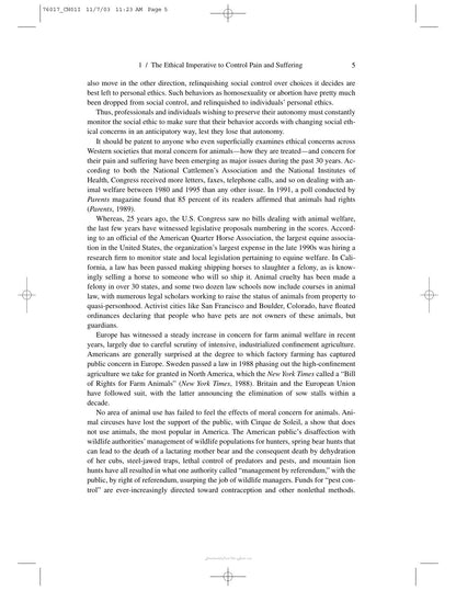 The Well Being of Farm Animals Challenges and Solutions