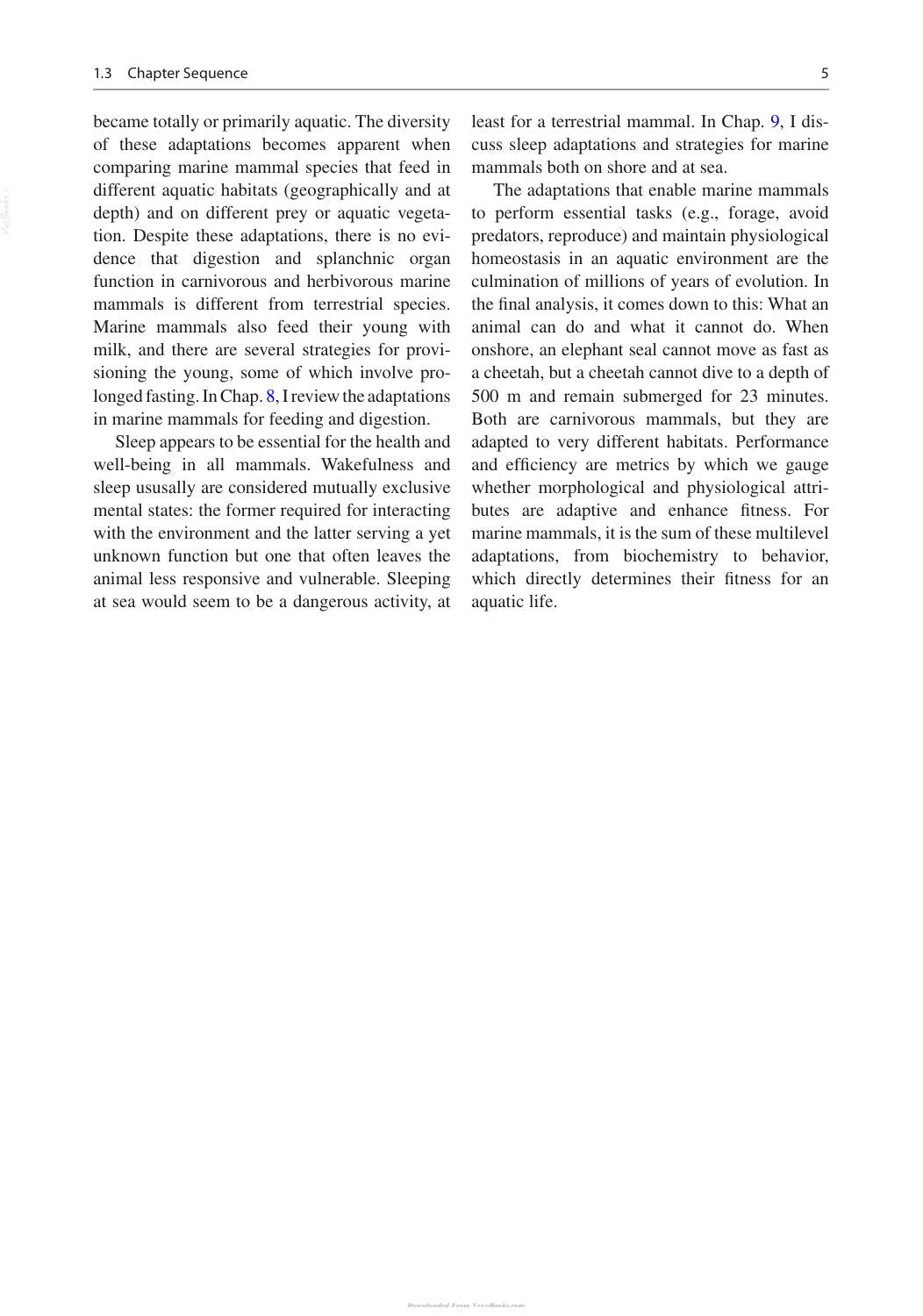 Marine Mammals Adaptations For An Aquatic Life