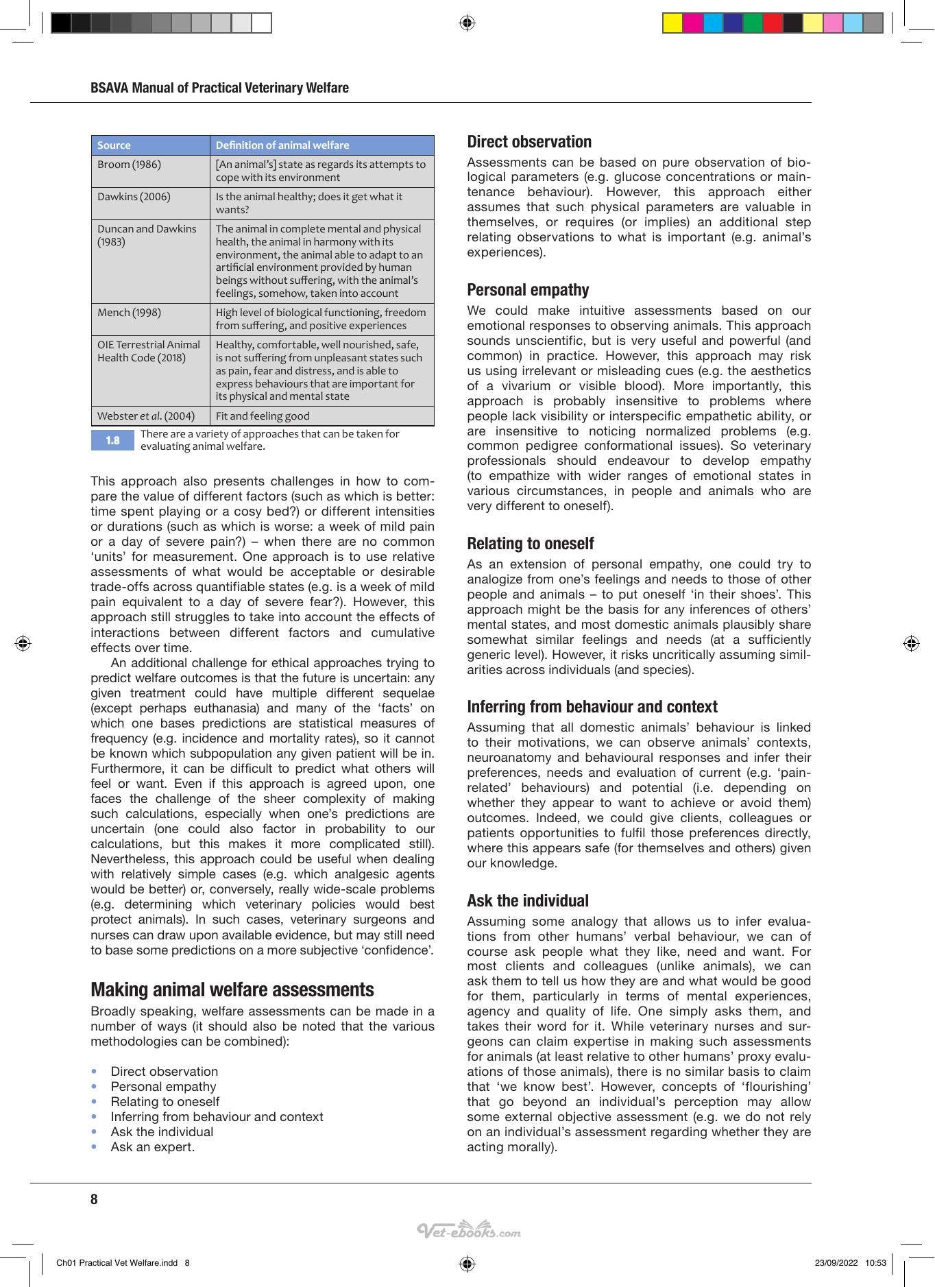 Bsava Manual Of Practical Veterinary Welfare