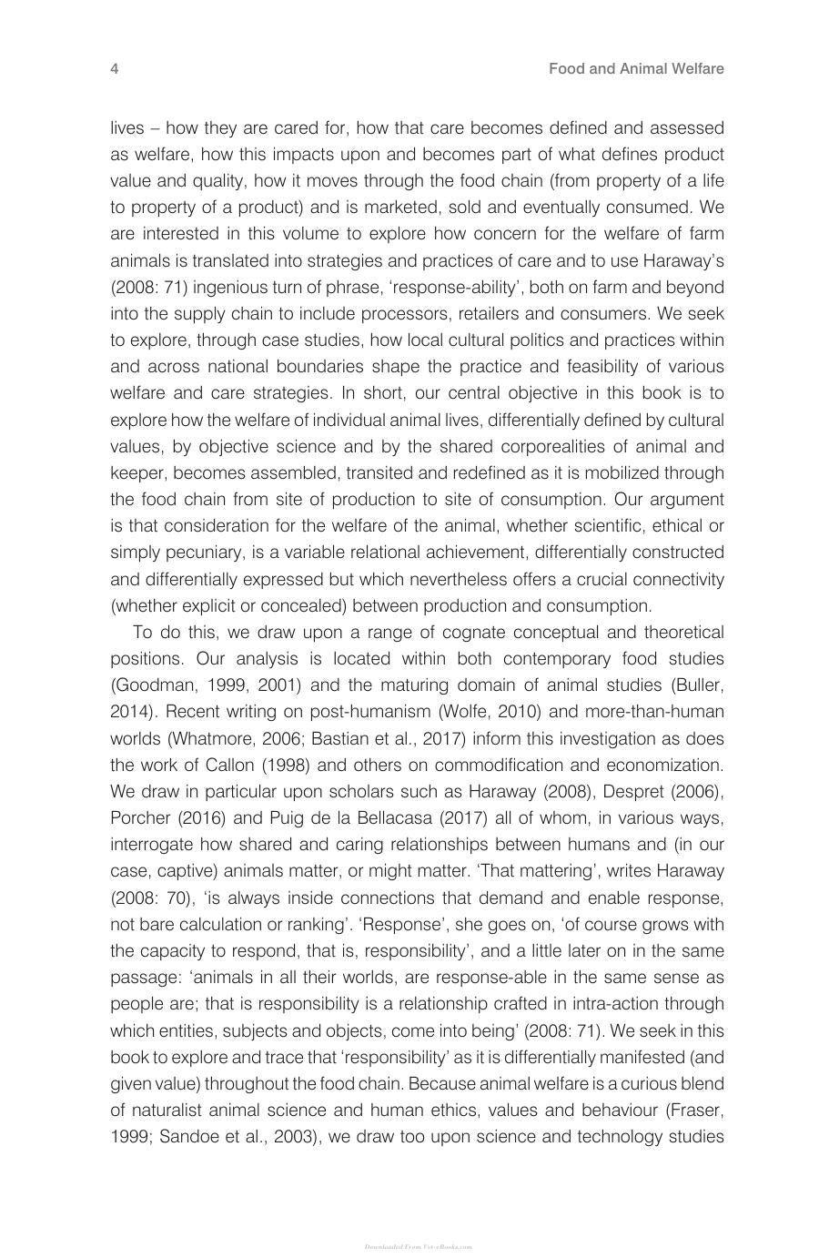 Food And Animal Welfare