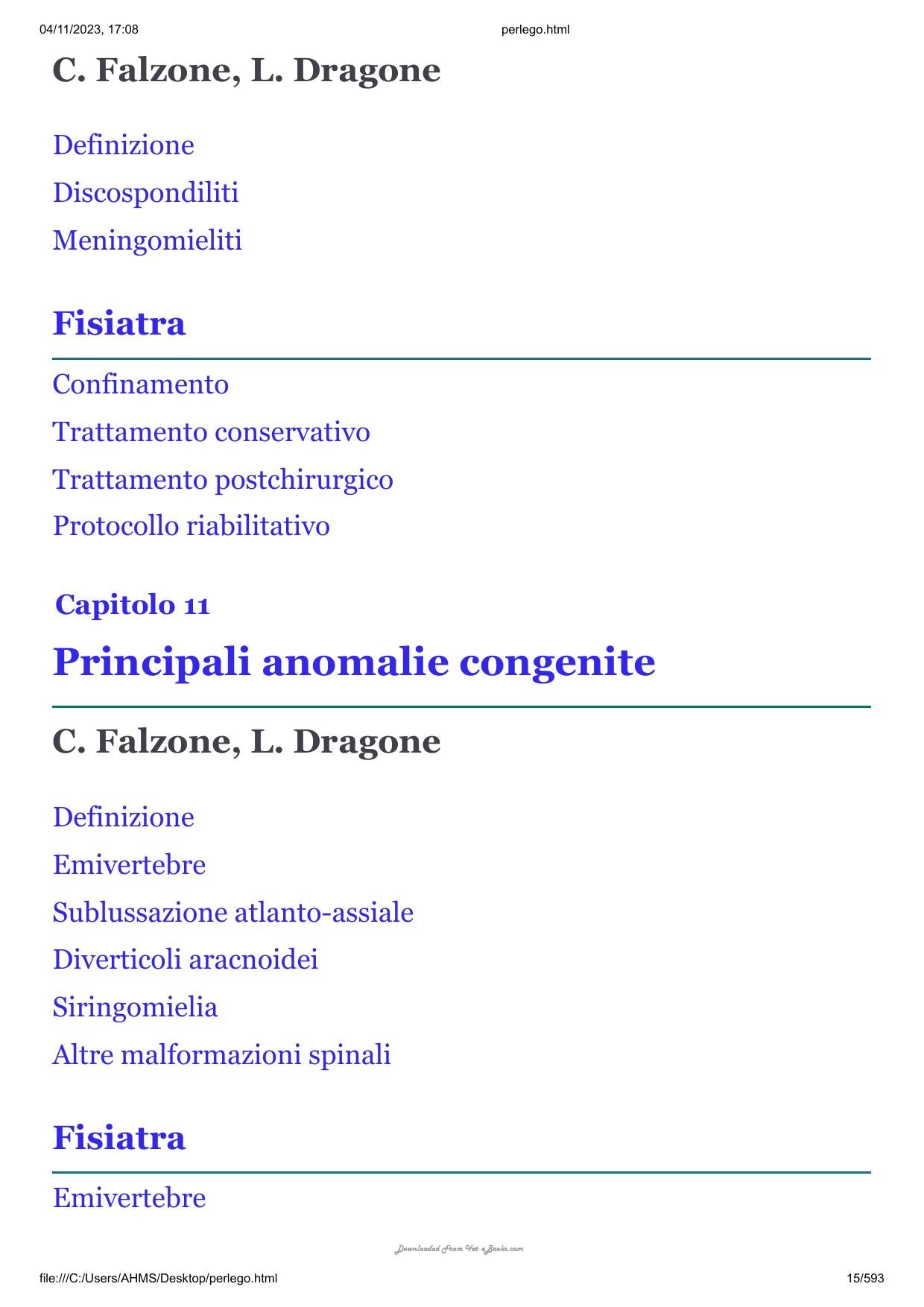 Patologie Spinali Del Cane E Del Gatto