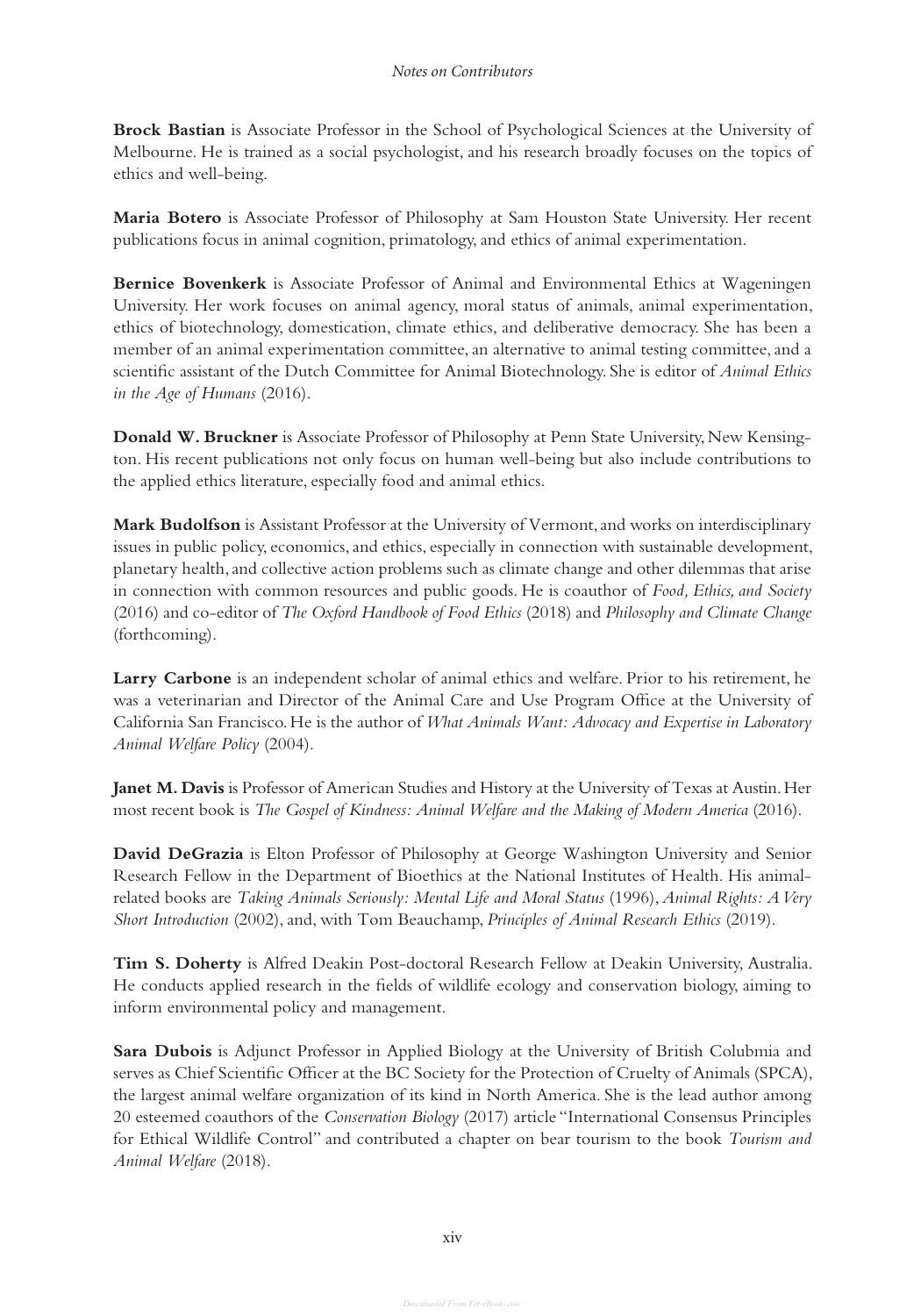 Routledge Handbook Of Animal Ethics