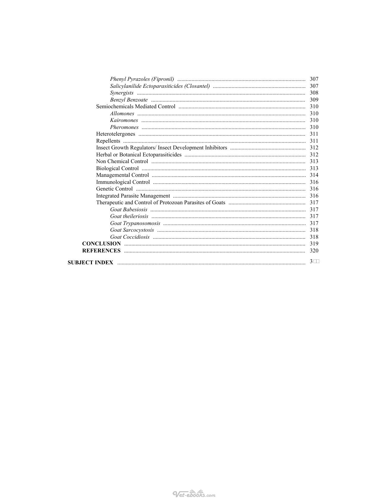 Parasitic Diseases Of Goats