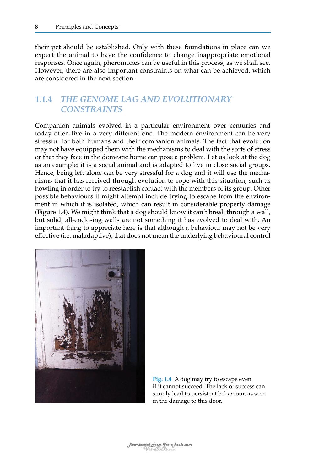 Stress And Pheromonatherapy In Small Animal Clinical Behaviour