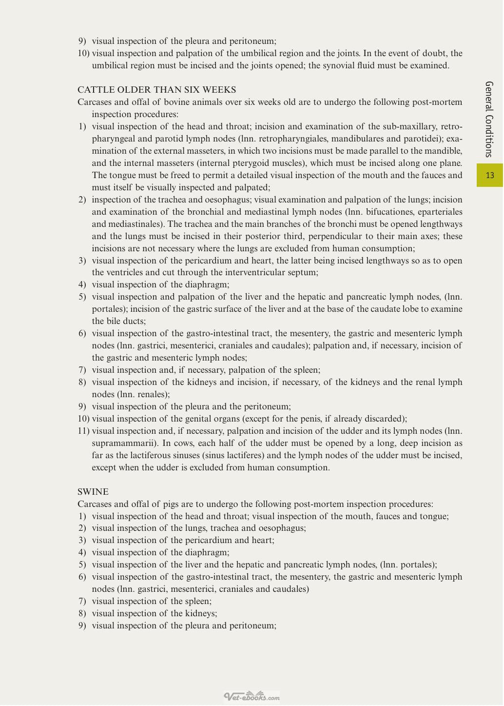 Meat Inspection The Pathoanatomic Basis