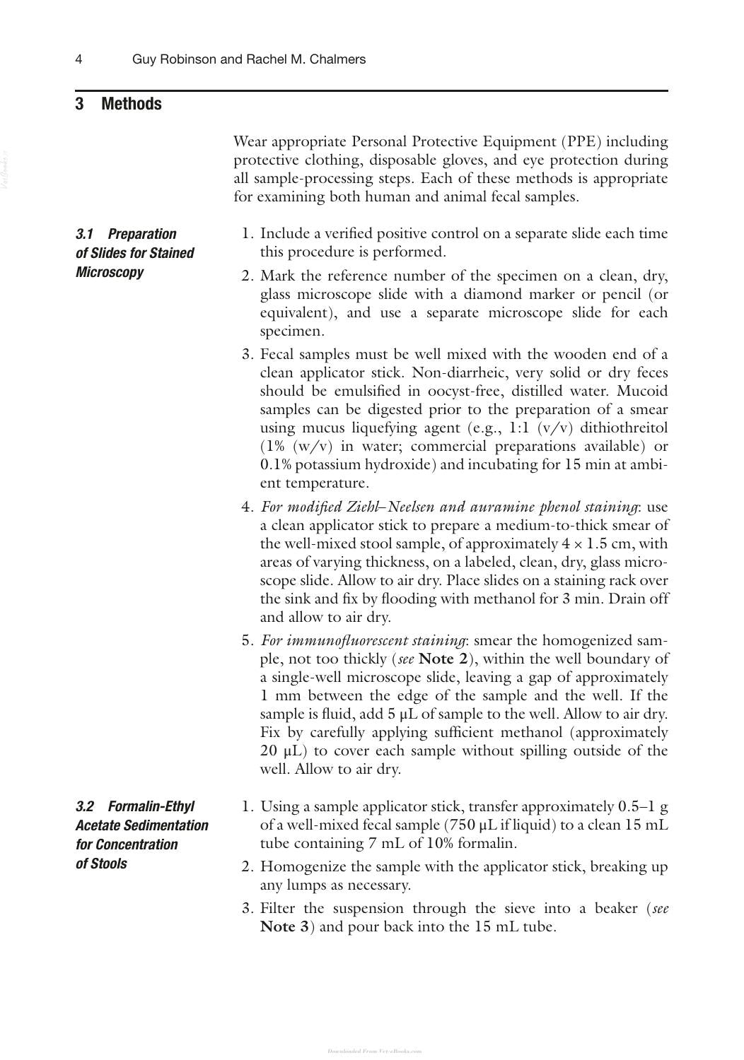 Cryptosporidium Methods And Protocols
