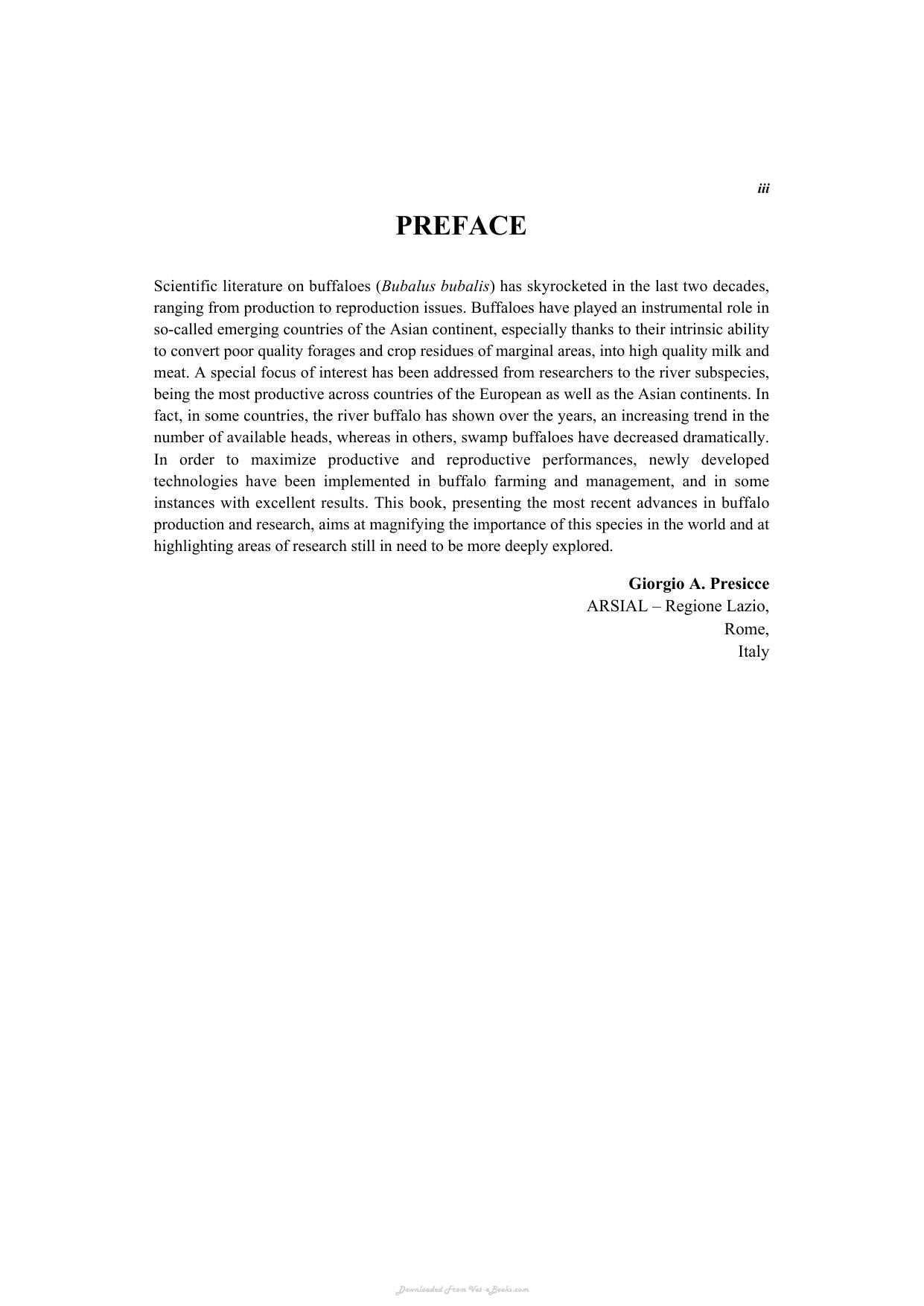 The Buffalo Bubalus Bubalis Production And Research