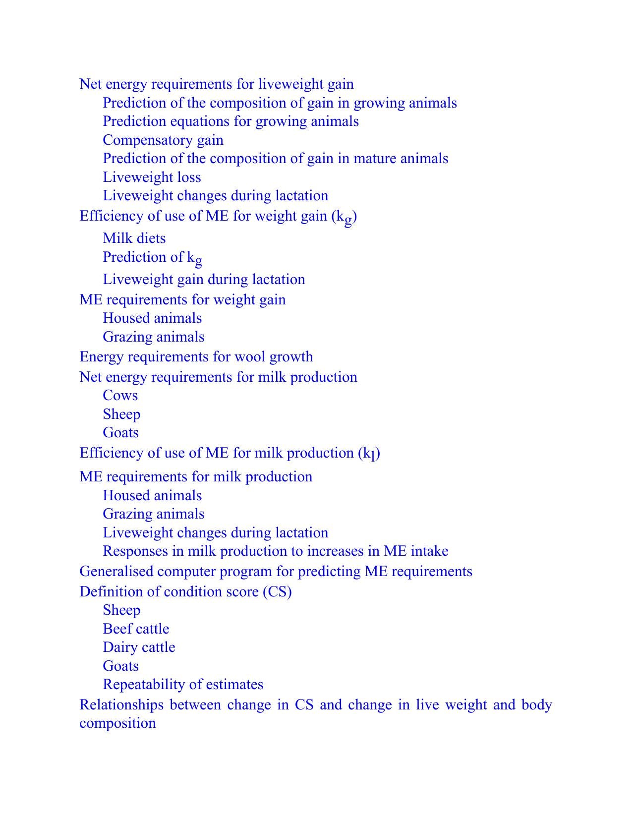 Nutrient Requirements Of Domesticated Ruminants