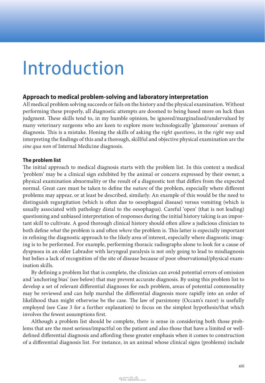 Preview page of Canine Internal Medicine: What's Your Diagnosis?
