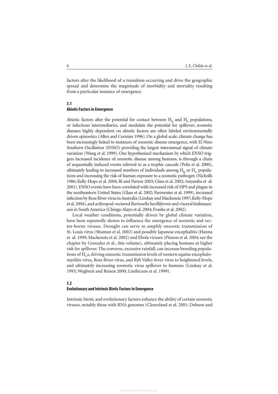 Preview page of Wildlife and Emerging Zoonotic Diseases — The Biology, Circumstances and Consequences of Cross