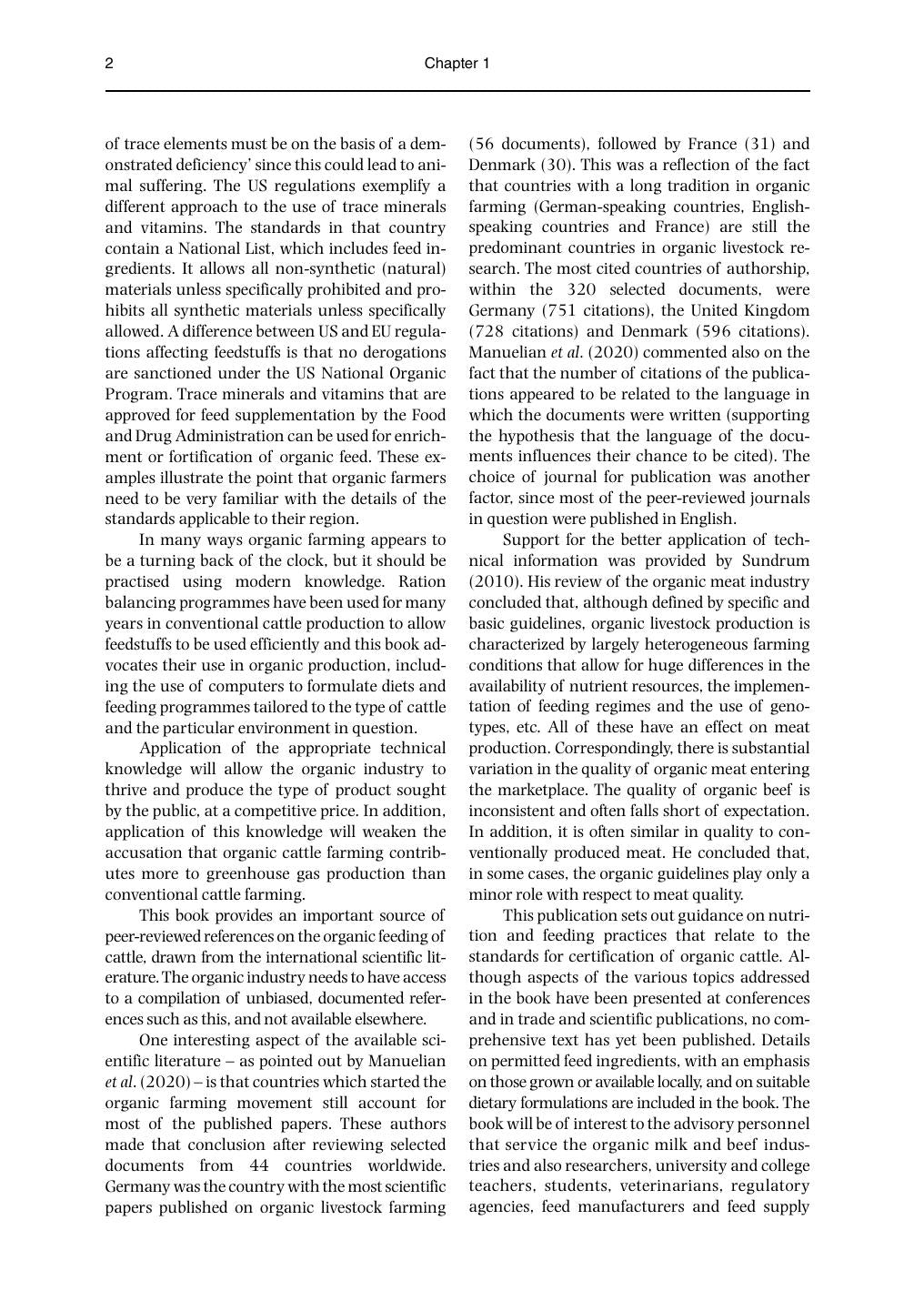 Nutrition And Feeding Of Organic Cattle 2Nd Edition