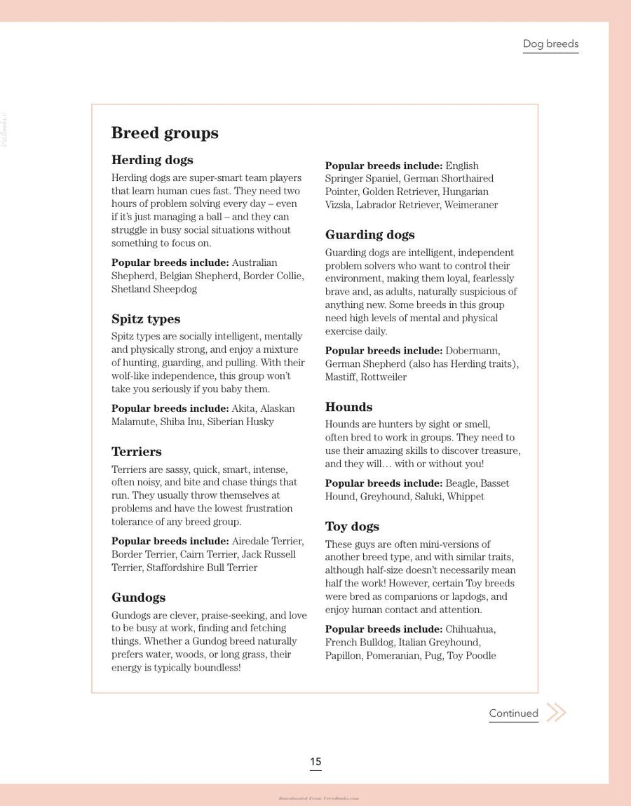 Preview page of What's My Dog Thinking, Understand Your Dog to Give Them a Happy Life